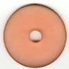 1 56x7mm Matte Salmon Resin Donut 